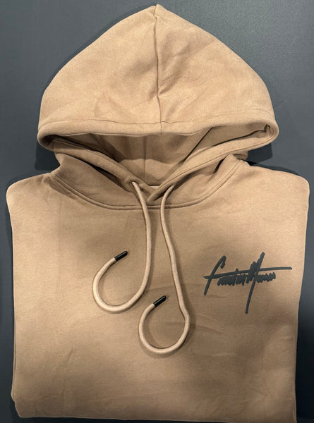 Tan with Black Signature Hoodie