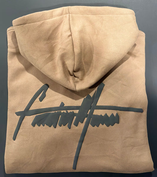 Tan with Black Signature Hoodie