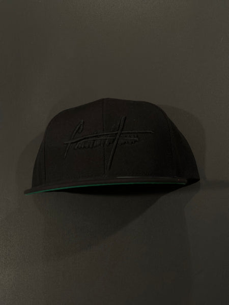 Black Signature Trucker Hat