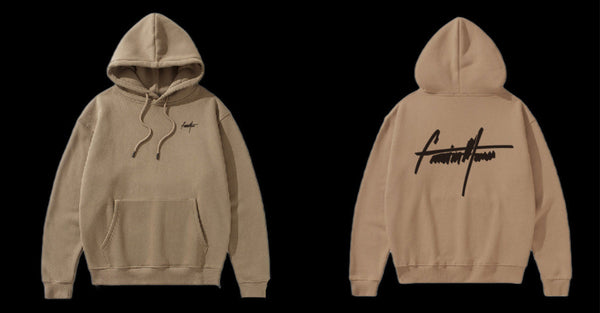 Tan with Black Signature Hoodie